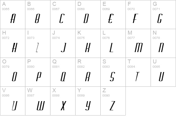 Devon-Extended Italic details - Free Fonts at FontZone.net