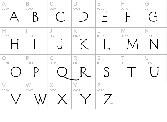 Diehl Deco details - Free Fonts at FontZone.net