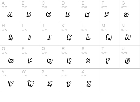 DimWitGauche details - Free Fonts at FontZone.net