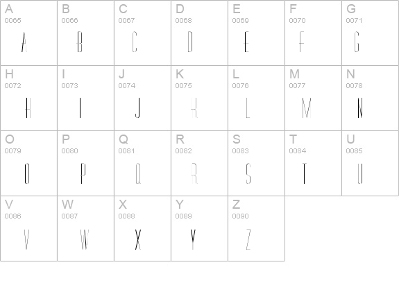 Diner Skinny details - Free Fonts at FontZone.net