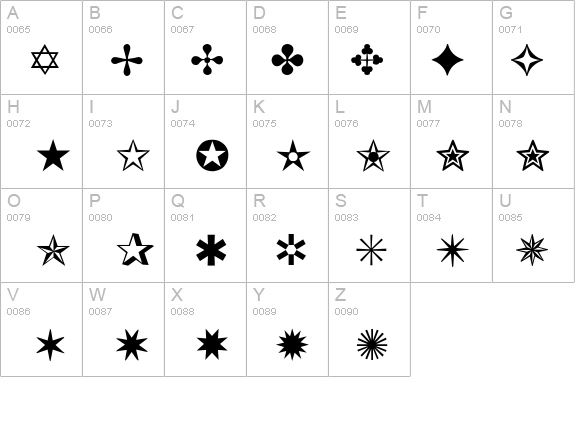 dingbats-Thin details - Free Fonts at FontZone.net