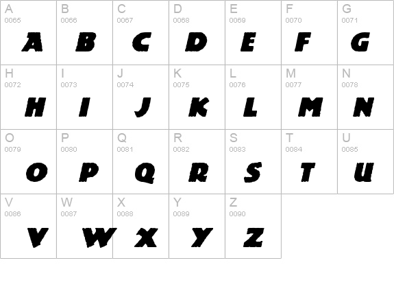 Dinosauria Italic details - Free Fonts at FontZone.net