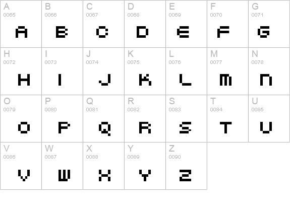 DoubleOhOne details - Free Fonts at FontZone.net