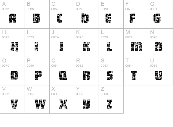 Dungeon Blocks Filled details - Free Fonts at FontZone.net