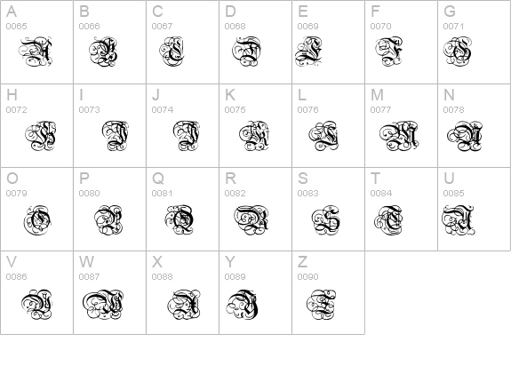 Dutch Initials details - Free Fonts at FontZone.net