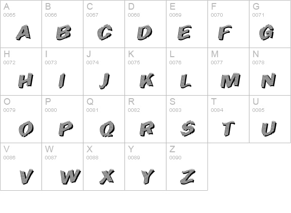 Early Tickertape details - Free Fonts at FontZone.net