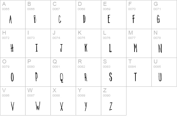 EatpooSkinny details - Free Fonts at FontZone.net