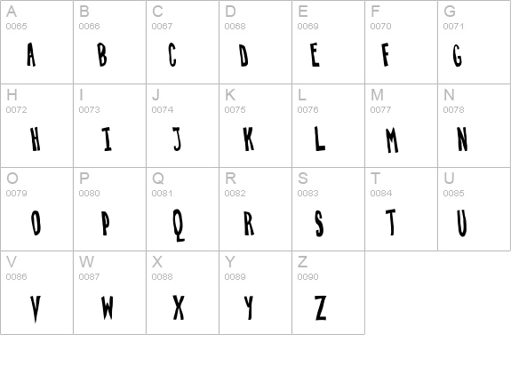 EatpooTall details - Free Fonts at FontZone.net