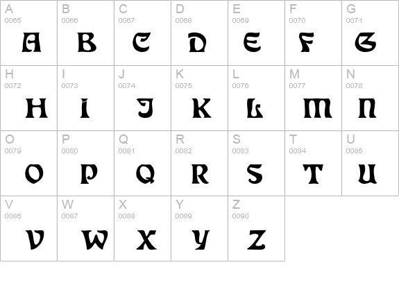 Eckmann Wd details - Free Fonts at FontZone.net