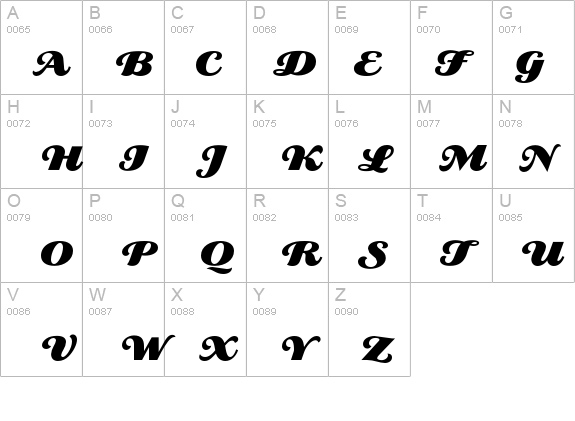 EclatICGAlternate details - Free Fonts at FontZone.net