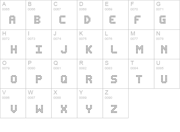 Edit Undo Dot BRK details - Free Fonts at FontZone.net