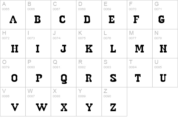 Egipet Bold details - Free Fonts at FontZone.net