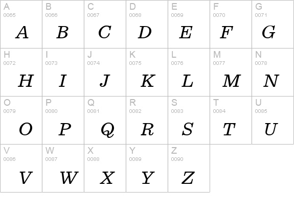Egizio-Itl details - Free Fonts at FontZone.net
