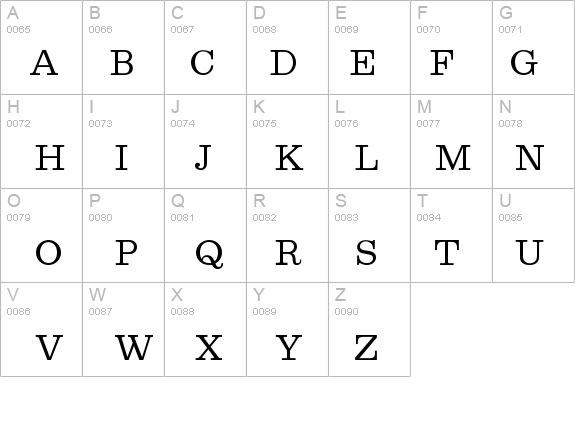 Egizio-Rgl details - Free Fonts at FontZone.net