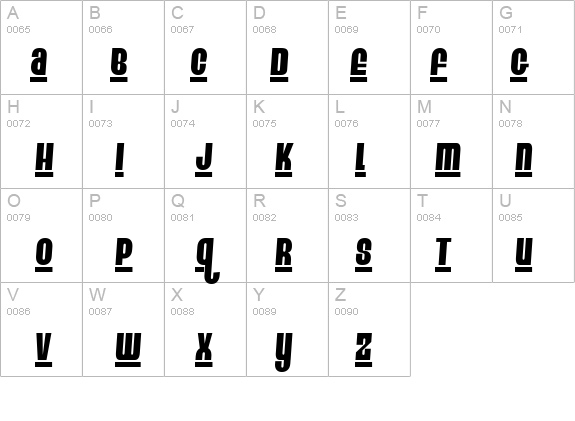 Eight Track program 4 details - Free Fonts at FontZone.net