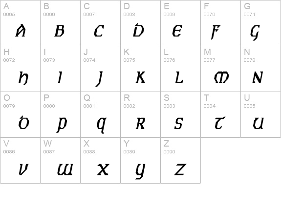 Eire Cn Bold Italic details - Free Fonts at FontZone.net