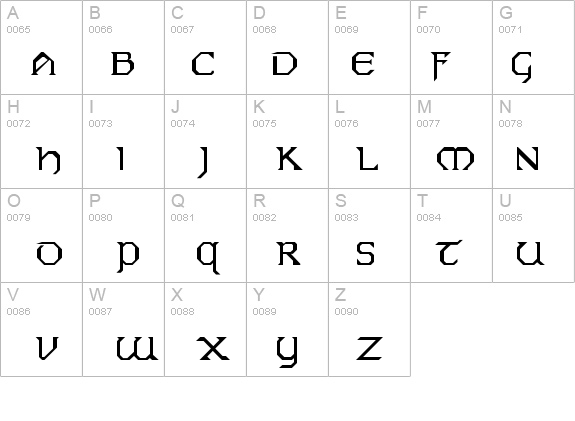 Eire Normal details - Free Fonts at FontZone.net