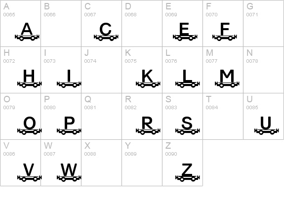 Eisenbahn details - Free Fonts at FontZone.net