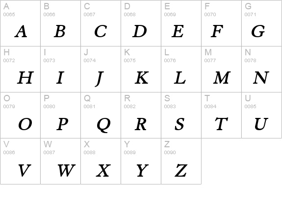 Elephant Bold Italic details - Free Fonts at FontZone.net