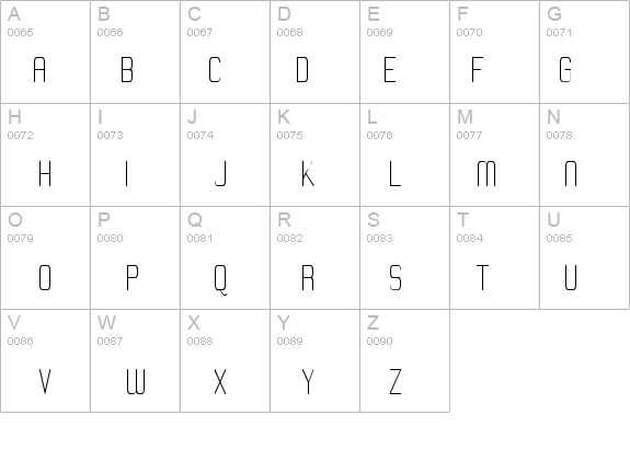 Elgethy Est Upper Condensed details - Free Fonts at FontZone.net
