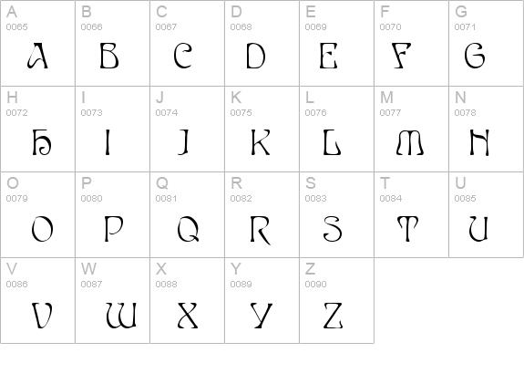 Elves-Condensed Normal details - Free Fonts at FontZone.net