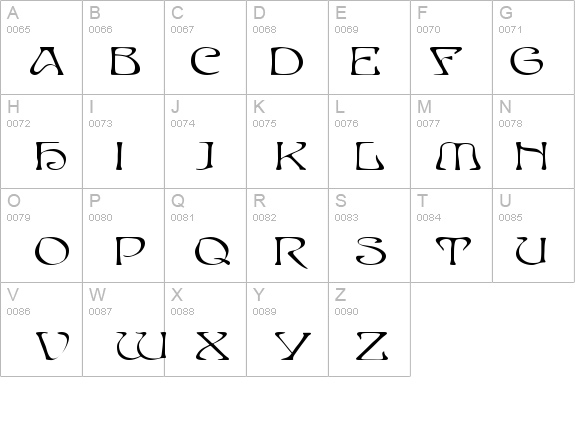 Elves-Extended Normal details - Free Fonts at FontZone.net