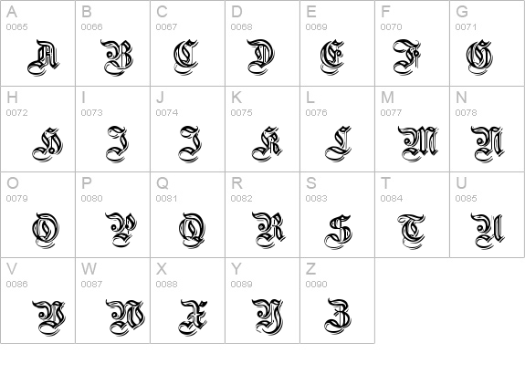 EmbossedGermanica details - Free Fonts at FontZone.net