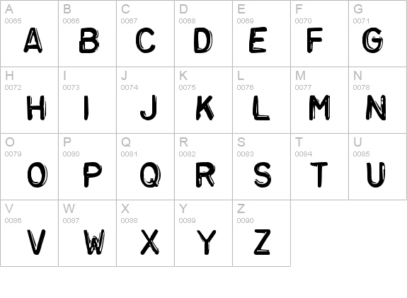 Embossing Tape 3 (BRK) details - Free Fonts at FontZone.net