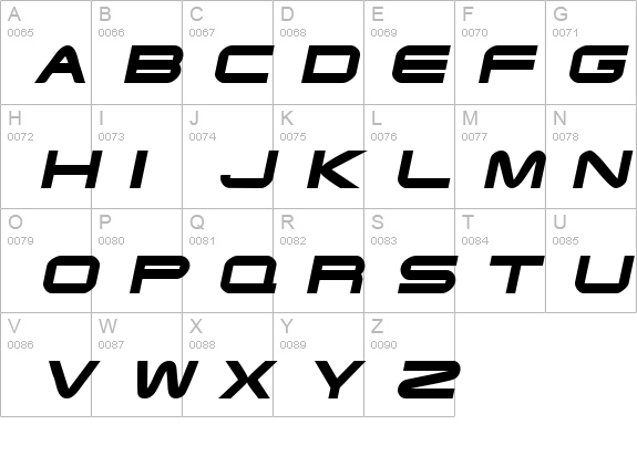 Endzone Oblique details - Free Fonts at FontZone.net