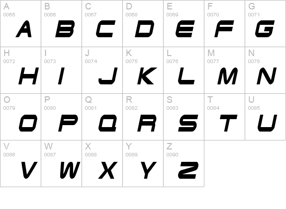 EndzoneCondensed Oblique details - Free Fonts at FontZone.net