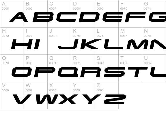 EndzoneExtended Oblique details - Free Fonts at FontZone.net