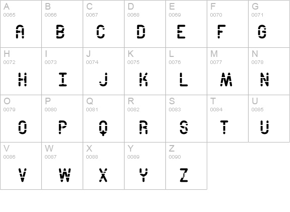 Entangled Layer A -BRK- details - Free Fonts at FontZone.net