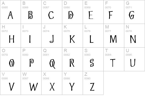 Eskargot details - Free Fonts at FontZone.net