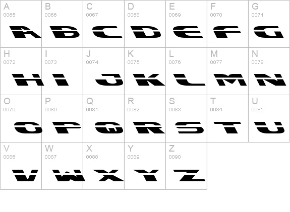 Excelerate Left details - Free Fonts at FontZone.net