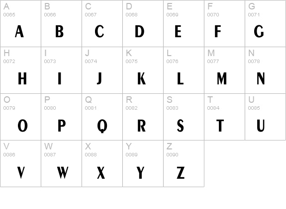 Exotic-Bold Cn details - Free Fonts at FontZone.net