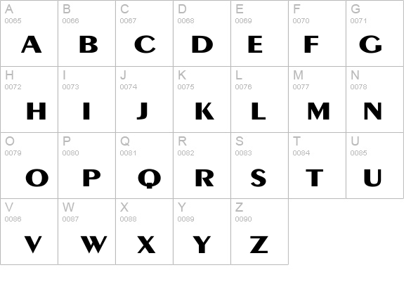 Exotic-Bold Wd details - Free Fonts at FontZone.net