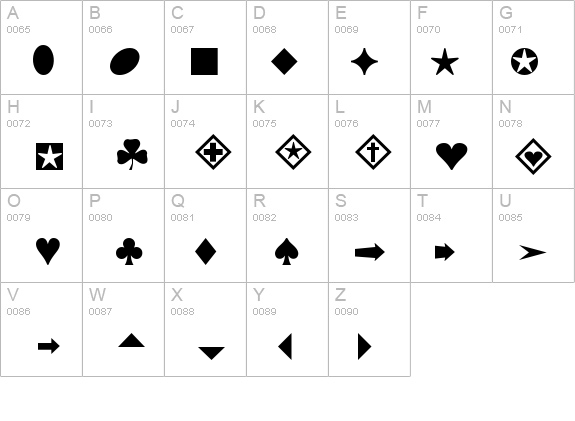 F&T_BasicShapes1 details - Free Fonts at FontZone.net