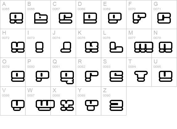 Face plant hollow 2 details - Free Fonts at FontZone.net