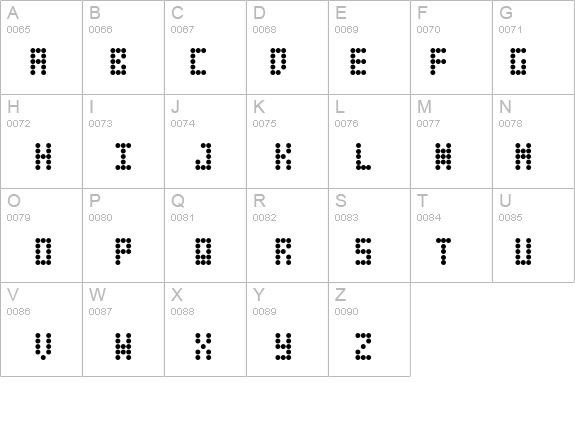 Fifteen Okay details - Free Fonts at FontZone.net
