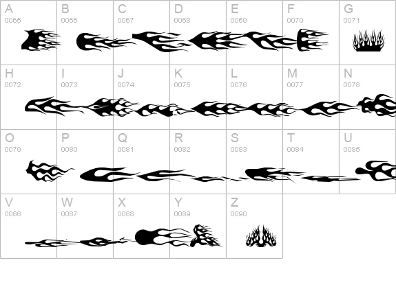 flamez by marioz details - Free Fonts at FontZone.net