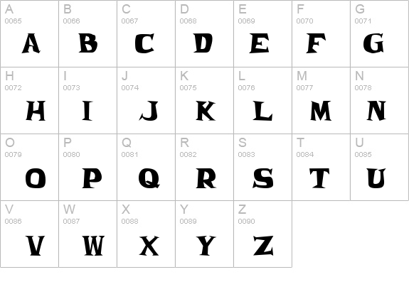 Frantic JL details - Free Fonts at FontZone.net