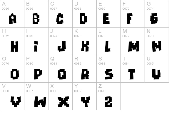 Freaks of Nature massive details - Free Fonts at FontZone.net