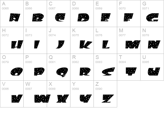 FreckleExtended Oblique details - Free Fonts at FontZone.net