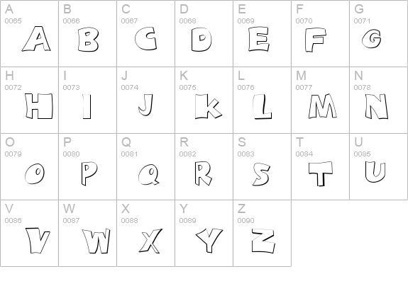 FZ JAZZY 10 3D details - Free Fonts at FontZone.net