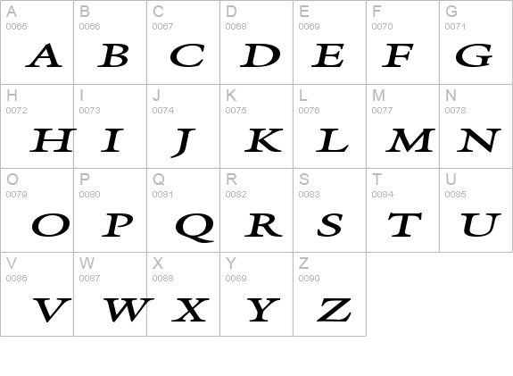 Galant Extended BoldItalic details - Free Fonts at FontZone.net