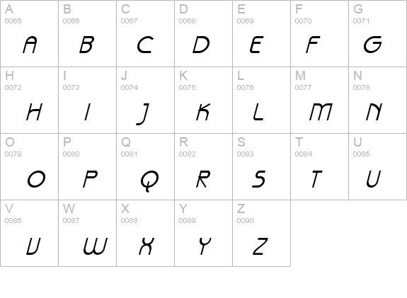 Galexica BoldItalic details - Free Fonts at FontZone.net