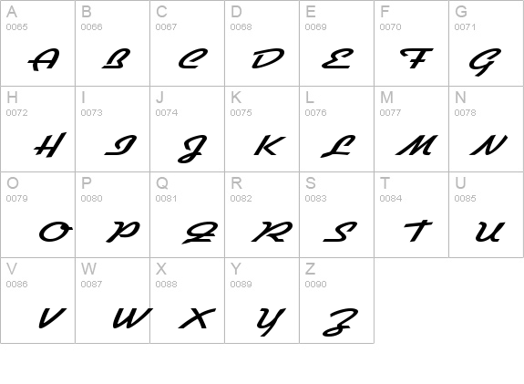 GallanteWide Regular details - Free Fonts at FontZone.net