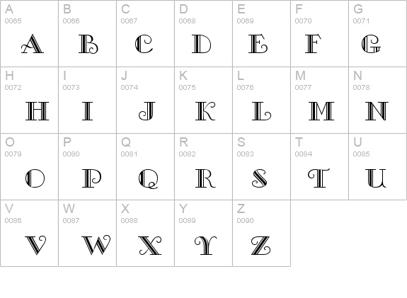 Gallery Regular details - Free Fonts at FontZone.net