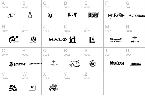Game Logos details - Free Fonts at FontZone.net