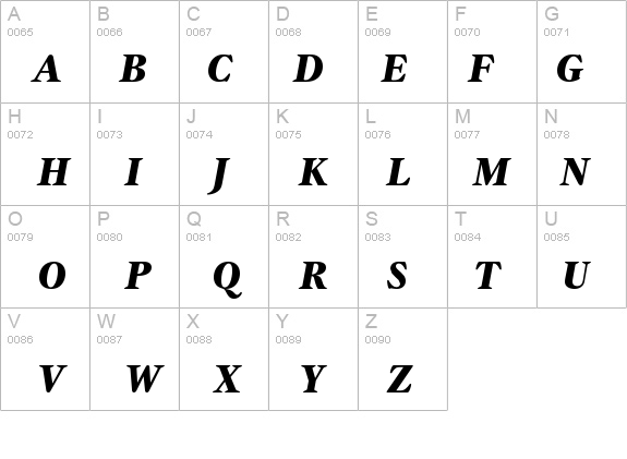 GammaEF-BlackItalic details - Free Fonts at FontZone.net